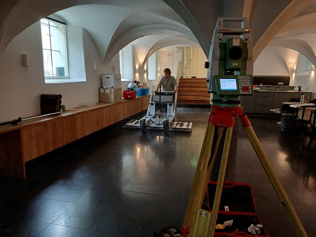 Op zoek naar funderingspalen in het Bethaniënklooster