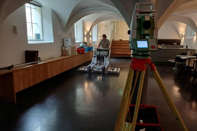 Op zoek naar funderingspalen in het Bethaniënklooster